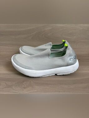 Oofos Oomg Eezee Low Recovery Shoes Womens Size 10 Gray Comfort Slip On